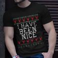 Nice Holiday Ugly Christmas Sweater T-Shirt Gifts for Him