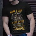Now I Lay Me Down To Sleep Beside My Bed A Gun I Keep Unisex T-Shirt Gifts for Him