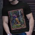 Occult Baba Yaga Russia Horror Gothic Grunge Satan Vintage Russia T-Shirt Gifts for Him