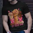 In October We Wear Pink 2023 Breast Cancer Awareness Month T-Shirt Gifts for Him