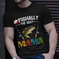 Ofishally The Best Mama Fishing Rod Mommy Funny Mothers Day Gift For Women Unisex T-Shirt Gifts for Him