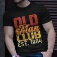 Old Man Club Est1964 Birthday Vintage Graphic Gift For Mens Unisex T-Shirt Gifts for Him