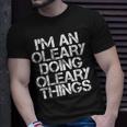 Oleary Funny Surname Family Tree Birthday Reunion Gift Idea Unisex T-Shirt Gifts for Him