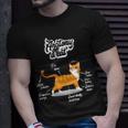 Orange Tabby Cat Anatomy Of A Cat Cute Present T-Shirt Gifts for Him