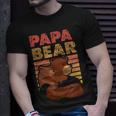Papa Bear & Cub Design Adorable Father-Son Bonding Unisex T-Shirt Gifts for Him