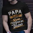 Papa Blood Runs Through My Veins Best Father's Day T-Shirt Gifts for Him