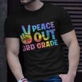 Peace Out 3Rd Grade 2023 Graduate Happy Last Day Of School Unisex T-Shirt Gifts for Him