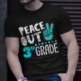 Peace Out 3Rd Grade Graduation Last Day School 2021 Funny Unisex T-Shirt Gifts for Him