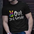 Peace Out 3Rd Grade Tie Dye Graduation Class Of 2023 Unisex T-Shirt Gifts for Him