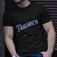 Personalised Friedrich Name Unisex T-Shirt Gifts for Him