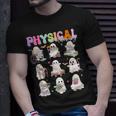 Physical Therapy Halloween Boo Ghost Spooky Season T-Shirt Gifts for Him
