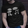 Pi Square Root Funny Real Rational Math Nerd Geek Pi Day Pi Day Funny Gifts Unisex T-Shirt Gifts for Him