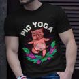 Pig Yoga Meditation Cute Zen Funny Gift For Yogis Meditation Funny Gifts Unisex T-Shirt Gifts for Him
