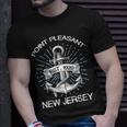 Point Pleasant Nj Vintage Nautical Anchor And RopeT-Shirt Gifts for Him