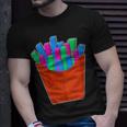 Polysexual Lgbtq Potato French Fries Gay Pride Unisex T-Shirt Gifts for Him