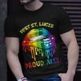 Port St Lucie Proud Ally Lgbtq Pride Sayings Unisex T-Shirt Gifts for Him