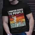 I Prefer Dogs To People Bully Kutta Dog Lovers Owners T-Shirt Gifts for Him