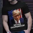 President Legend Trump 2024 -Shot Never Surrender T-Shirt Gifts for Him