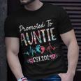 Promoted To Auntie Est 2024 Mothers Day First Time Mom Unisex T-Shirt Gifts for Him