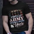 Proud Army National Guard Uncle Veteran Unisex T-Shirt Gifts for Him