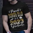 Proud Bonus Dad Of A Class Of 2023 Graduate Senior 2023 Unisex T-Shirt Gifts for Him