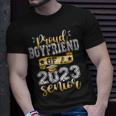 Proud Boyfriend Of A 2023 Senior Class Of 2023 Graduate Unisex T-Shirt Gifts for Him