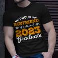 Proud Boyfriend Of A Class Of 2023 Graduate Idea Graduation Unisex T-Shirt Gifts for Him