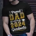 Proud Dad Of A Class Of 2024 Graduate Senior Graduation T-Shirt Gifts for Him
