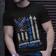 Proud Veteran Of The United States Us Air Force Usaf T-Shirt Gifts for Him
