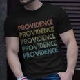 Providence Rhode Island Pride Vintage State Ri Retro 70S Unisex T-Shirt Gifts for Him