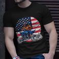 Quad Atv American Flag 4Th Of July Patriotic Unisex T-Shirt Gifts for Him