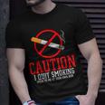 Quit Smoking Stop Smoke Free T-Shirt Gifts for Him