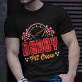 Race Car Birthday Party Matching Family Daddy Pit Crew T-Shirt Gifts for Him