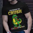 Ready To Crush Kindergarten 2036 Dinosaur Back To School Boy T-Shirt Gifts for Him