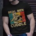 Real Men Cuddle Funny Vintage Bjj Brazilian Jiu Jitsu Unisex T-Shirt Gifts for Him