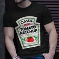 Red Ketchup Diy Costume Matching Couples Groups Halloween T-Shirt Gifts for Him