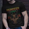 Reindeer Gainz Brodolf Ugly Christmas Sweater Gym Workout T-Shirt Gifts for Him
