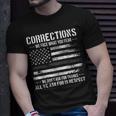 Respect Correctional Officer Proud Corrections Officer Unisex T-Shirt Gifts for Him