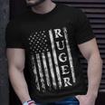 Retro American Flag Ruger American Family Day Matching T-Shirt Gifts for Him