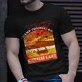 Retro Camp Counselor Crystal Lake With Blood Stains Counselor T-Shirt Gifts for Him