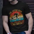 Retro Jiu Jitsu Dad Bjj Men Fathers Day Vintage Unisex T-Shirt Gifts for Him