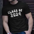 Retro Senior 2024 Class Of 2024 Graduation High School Grad Unisex T-Shirt Gifts for Him