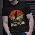 Retro Vintage Best Roller Derby Dad Ever Fathers Day Gift For Mens Gift For Women Unisex T-Shirt Gifts for Him