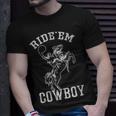 Rideem Cowboy Vintage Cowgirl Womans Country Horse Riding Gift For Womens Unisex T-Shirt Gifts for Him