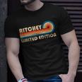 Ritchey Surname Retro Vintage 80S 90S Birthday Reunion 90S Vintage Designs Funny Gifts Unisex T-Shirt Gifts for Him