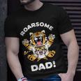 Roarsome Dad Funny Tiger Lover Father Daddy Unisex T-Shirt Gifts for Him