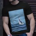 Sailboat With Background T-Shirt Gifts for Him