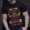 Sassy Flip Flop Camping Beer Drinking Girl Funny Summer Camp Unisex T-Shirt Gifts for Him