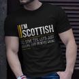 Save Time Lets Assume Scottish Is Never Wrong Funny Scotland Unisex T-Shirt Gifts for Him