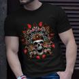 Screaming Skull In Native American Indian Headdress Feathers Native American T-Shirt Gifts for Him